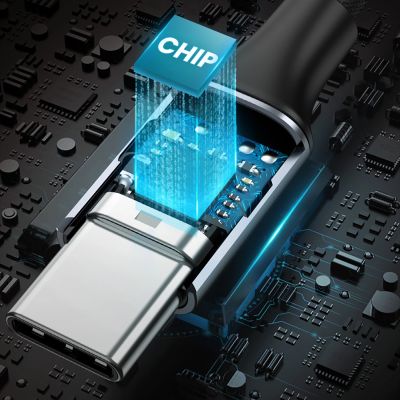 6. Ugreen AV161 adapter for headphones mini jack 3.5 mm (female) / USB-C (male) 10 cm - gray