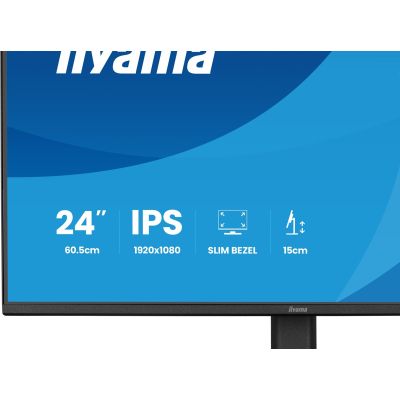 8. iiyama ProLite XB2491H-B1 computer monitor 60.5 cm (23.8") 1920 x 1080 px Full HD LCD Black