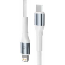 3mk Hyper Cable N-SERIES USB-C / Lightning 1m 9V/2A 20W / white
