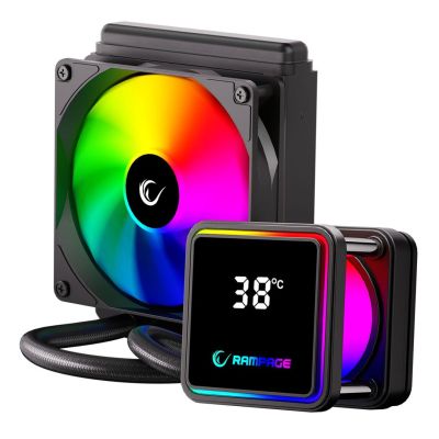5. RAMPAGE INFINITE V120 BLACK Liquid Cooling