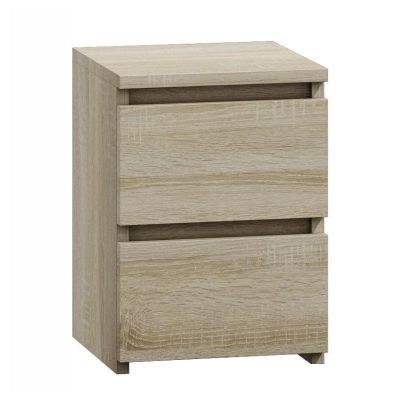 3. M2 MALWA BEDSIDE TABLE 2 DRAWERS SONOMA