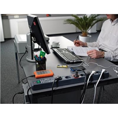 3. Brennenstuhl Secure-Tec 19.500A 6 AC Power Strip