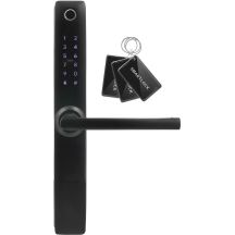Door handle with access controller EURA ELH-20H4 Black