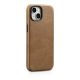3. iCarer Oil Wax Premium Leather Case iPhone 14 Plus Magnetic Leather Case with MagSafe Brown (WMI14220703-TN)