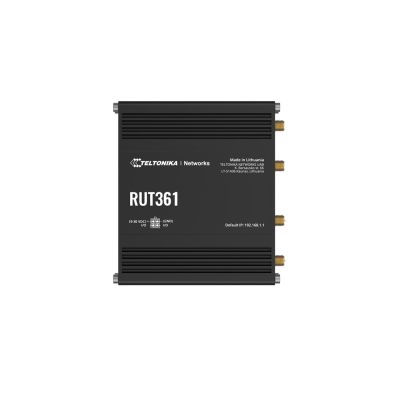 5. Teltonika Industrial 4G LTE Router RUT361 Cat 6 LTE, WiFi 4, 2x RJ45 100Mb/s, IP30
