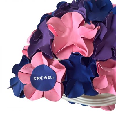 10. Crowell Ucho Bora silver swimming cap, col.4