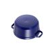 3. Staub 40510-283-0 Casserole Pot 3.8 l Blue