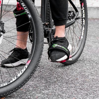 7. Rockbros GZT1001BK Bicycle Pedal Straps 2 pcs - Black