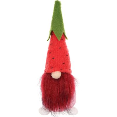 7. gnome strawberry 20cm spring decoration boy