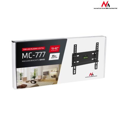 3. Maclean MC-777 TV wall mount (wall-mounted; 13" - 42"; max. 35kg)