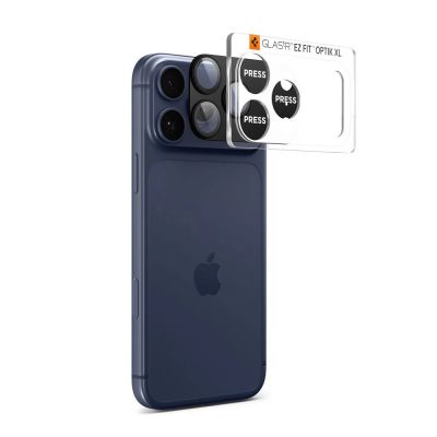2. Spigen Optik Pro XL Camera Lens Glass for iPhone 17 Pro Max - Black