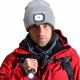 6. GREY HAT WITH 4-LED HEADLAMP 120 LM 3 LIGHT MODES FOR OUTDOOR ACTIVITIES