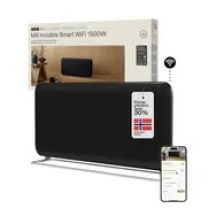 Mill Invisible Smart WiFi Panel Heater G4 | PA1500WIFI4A | Panel Heater | 1500 W | Suitable for rooms up to 18–22 m² | Black | IPX4