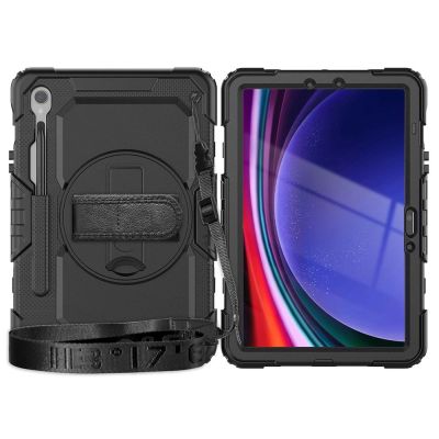 9. Tech-Protect Solid360 Case for Samsung Galaxy Tab S9 FE 10.9" X510 / X516B - Black