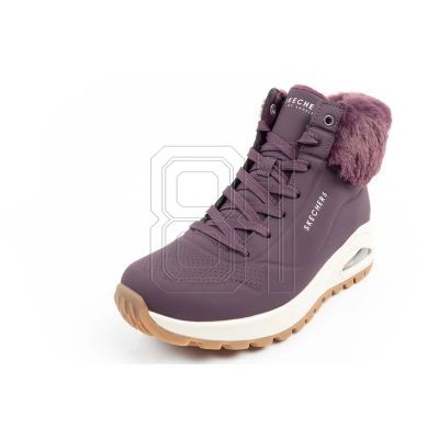 12. Skechers Uno Rugged Women's Insulated Winter Boots Purple