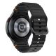 2. Tech-Protect Silicone Sport Strap for Samsung Galaxy Watch 4 / 5 / 5 Pro / 6 / 7 / FE - Black