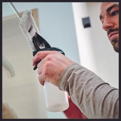 9. Einhell BRILLIANTO Electric Window Cleaning System 0.3 l Black, Red