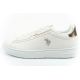 2. US Polo Assn sports shoes sneakers women's fashionable comfortable white