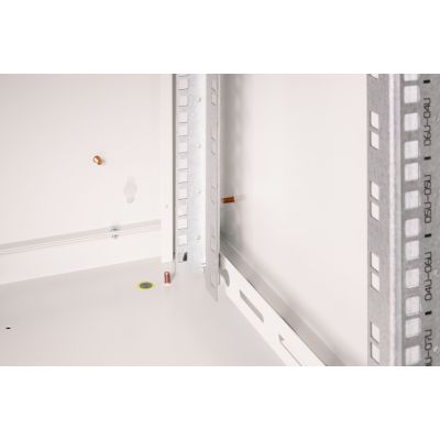 31. Wall-mounted cabinet 19'' 9U Digitus 509x600x600 mm, gray (RAL 7035)