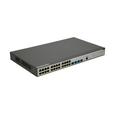 5. FiberHome S4820-28T-X-PE-AC Network Uplinks Managed L2/L3 Gigabit Ethernet (10/100/1000) PoE Support 1U Black, Gray