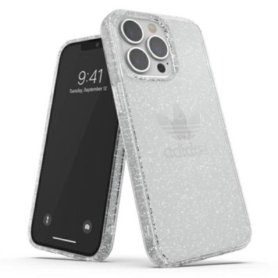 Adidas OR Protective Clear Case Glitter for iPhone 13 Pro / iPhone 13 - Transparent Silver