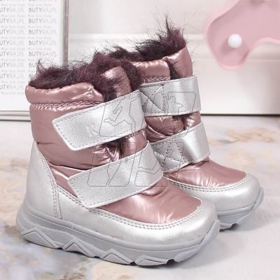 5. Waterproof snow boots with velcro membrane Kornecki Jr KOR6895B