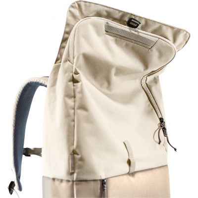 4. Deuter Up Seoul 16+10L Ecru Urban Backpack, Hiking Backpack for a 15-inch Laptop (3813821-6606)