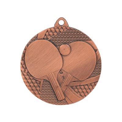 4. Bronze medal - table tennis - steel medal
