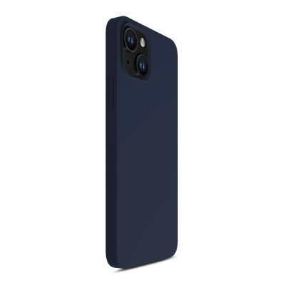 2. 3mk Silicone Case for iPhone 15 Plus - Navy Blue