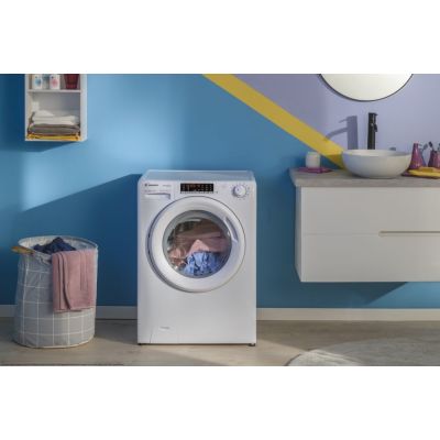 10. Candy Smart Pro Inverter CO 474TWM6/1-S Washing Machine Front Load 7 kg 1400 RPM White