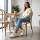 10. Leather platform sneakers, white, Filippo DP7498