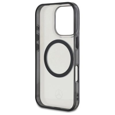 7. Mercedes Printed Logo MagSafe Case for iPhone 16 Pro Max - Transparent