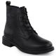 Sergio Leone BT25172-S Women’s Black Insulated Leather Worker Boots