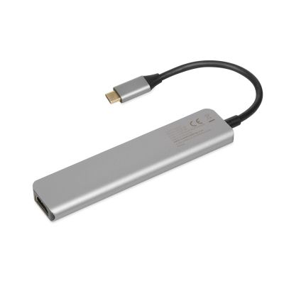 6. IBOX HUB USB IUH3SL4K SLIM USB3.2 HDMI 4K PD100W