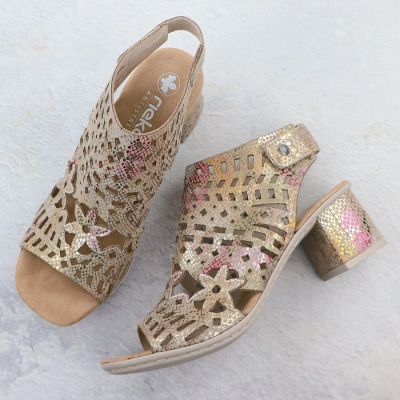 18. Women’s Closed-Toe Perforated Sandals Rieker 64780-90