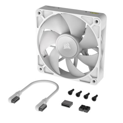 4. Corsair iCUE LINK RX120 RGB Computer Case Fan 12 cm White 1 pc.