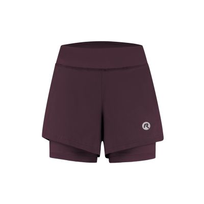 Rogelli women's shorts 2in1 ESSENTIAL purple S