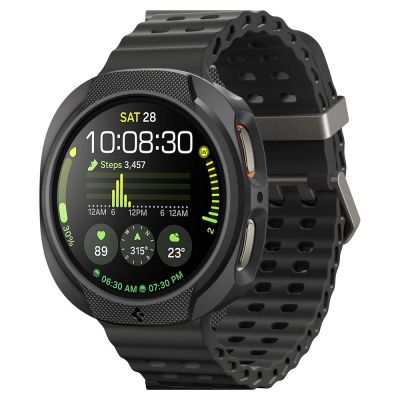 15. Spigen Liquid Air Case for Samsung Galaxy Watch 8 44mm - Matte Black