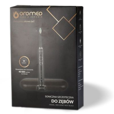 11. OROMED ORO SONIC NEXT BLACK sonic toothbrush
