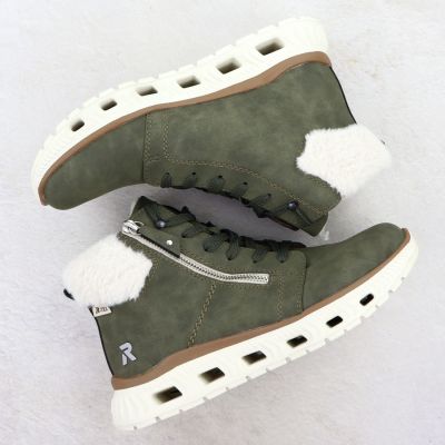 4. Rieker M6014-54 women's waterproof ultra-light green hiking boots