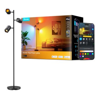 2. Govee Tree Floor Lamp Smart Wi-Fi/Bluetooth Floor Light 72W