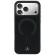 3. Mercedes Leather 3D MagSafe Case for iPhone 17 Pro Max - Black