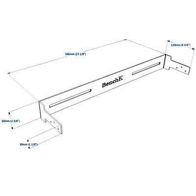 4. WH1+S4 MOUNTING BRACKETS FOR BENCHK WALL BARS, SERIES 1