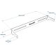 4. WH1+S4 MOUNTING BRACKETS FOR BENCHK WALL BARS, SERIES 1