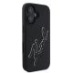 2. Karl Lagerfeld 3D Rubber Signature iPhone 16 Case - Black