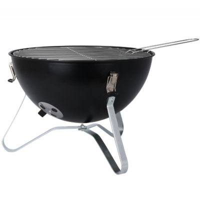 2. 37 CM BLACK KETTLE-STYLE PORTABLE GRILL