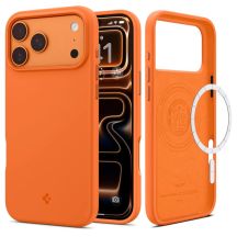 Spigen Silicone Fit Mag Case for iPhone 17 Pro - Orange