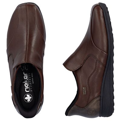 5. Rieker 47259-27 comfortable brown women's leather shoes