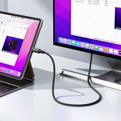 5. Acefast C1 USB-C/HDMI Video Cable 4K 60Hz HDR 1.8m - Black