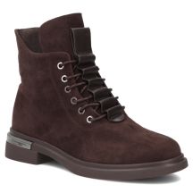 Women's brown leather ankle boots Filippo DBT8196